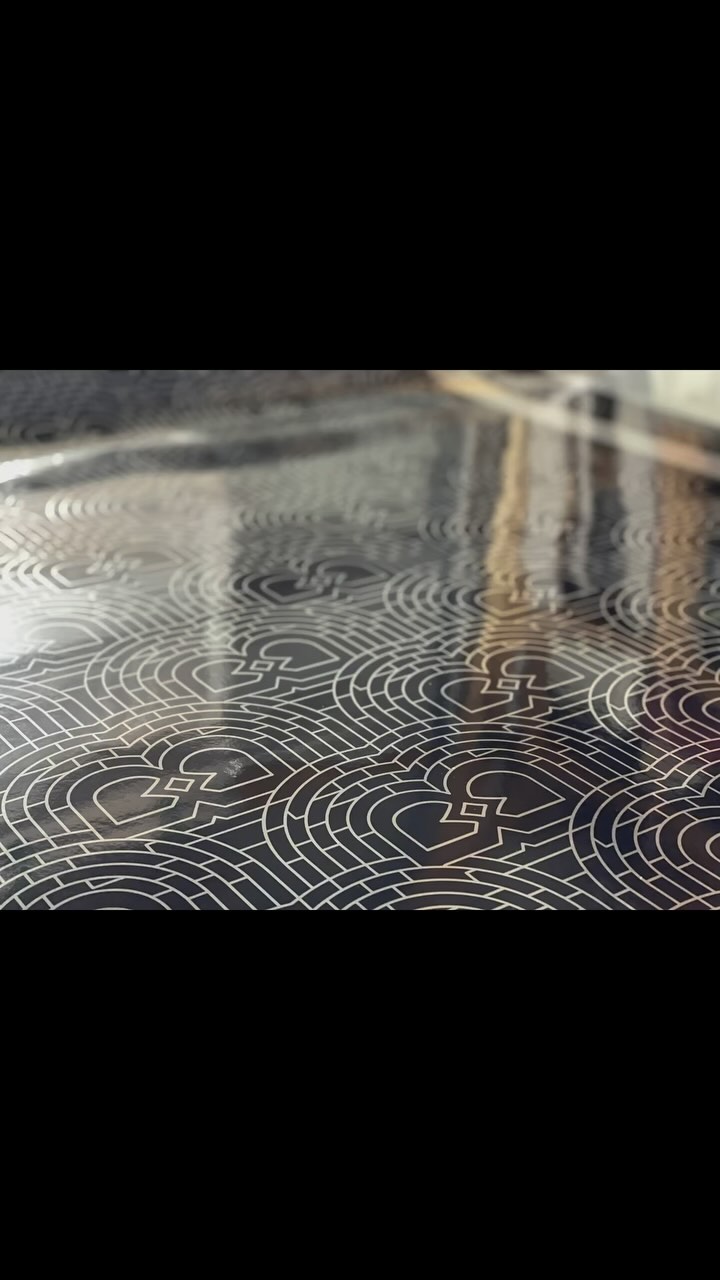 Printing on Silver Mylar Vinyl is magical. VIP lounge at Platform One nightclub Melbourne.