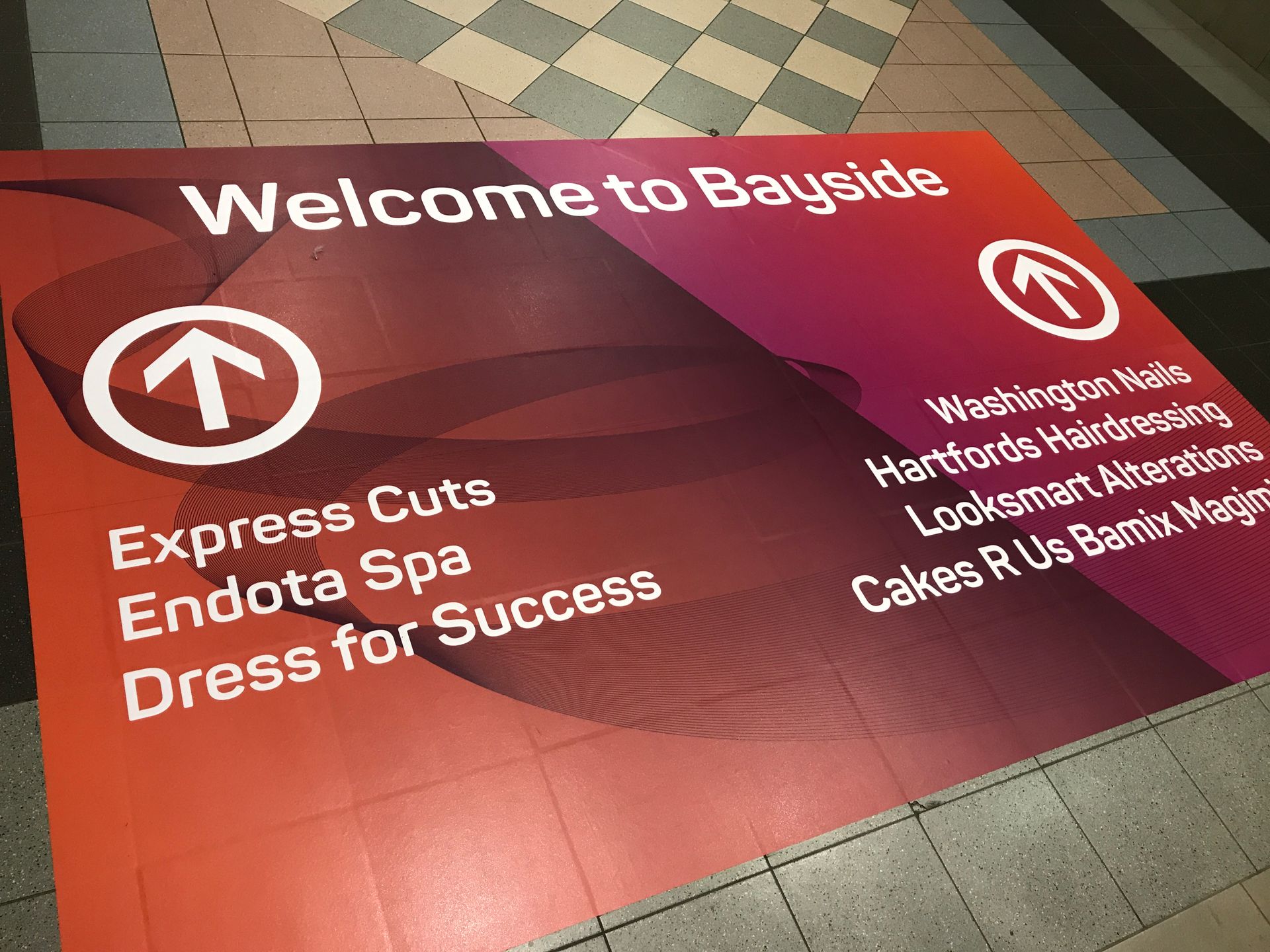 Digital Printing for Bayside Shopping Centre, Frankston
