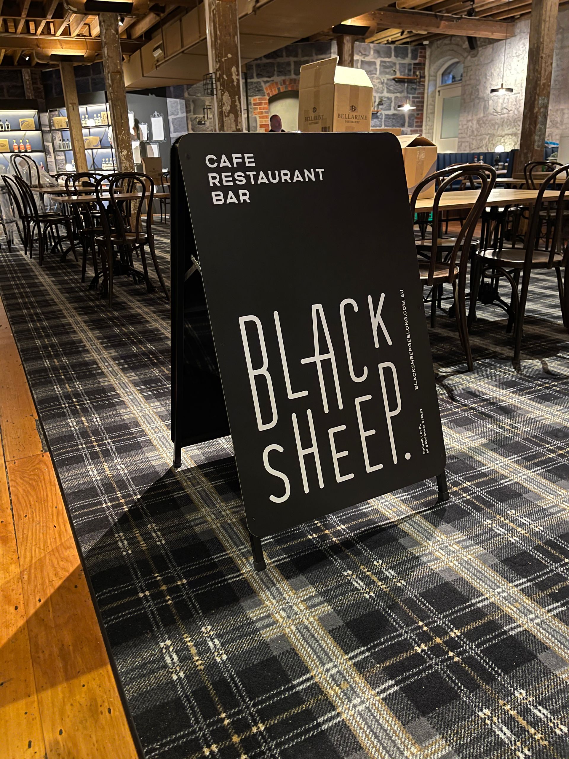 A-Frame Signage for Black Sheep, Geelong