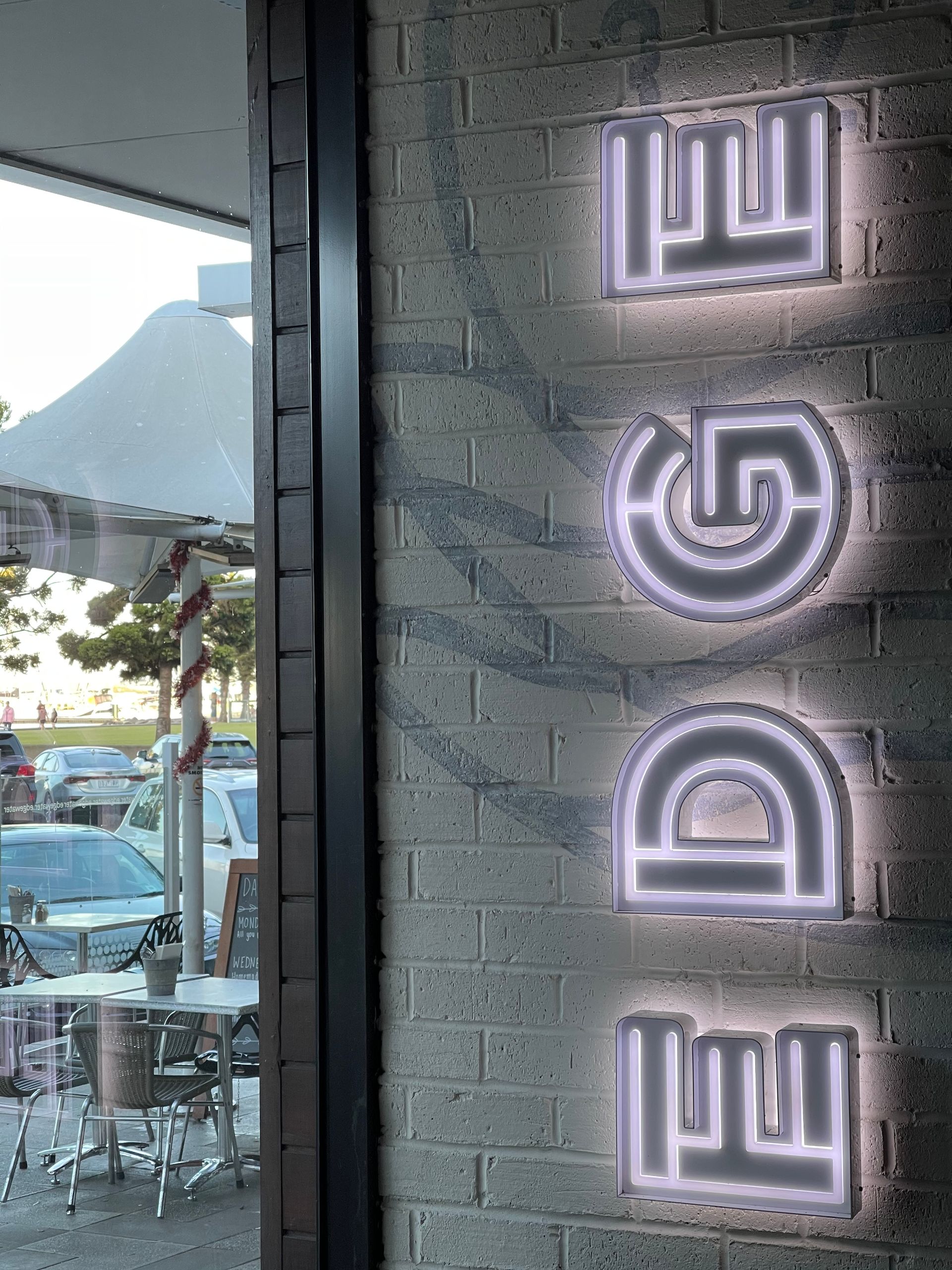 Signage for Edge, Geelong