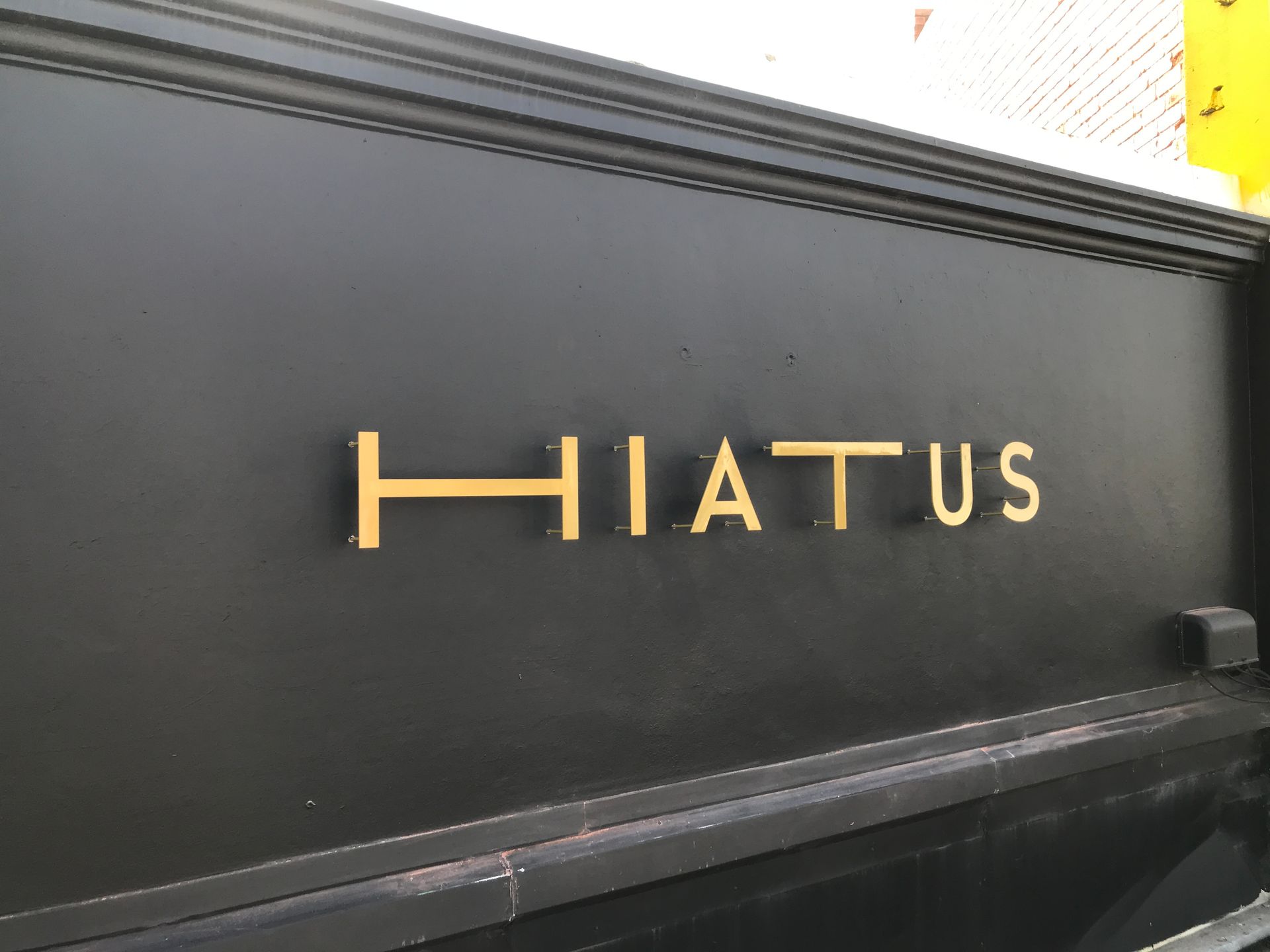 3D Signage for Hiatus, Kew