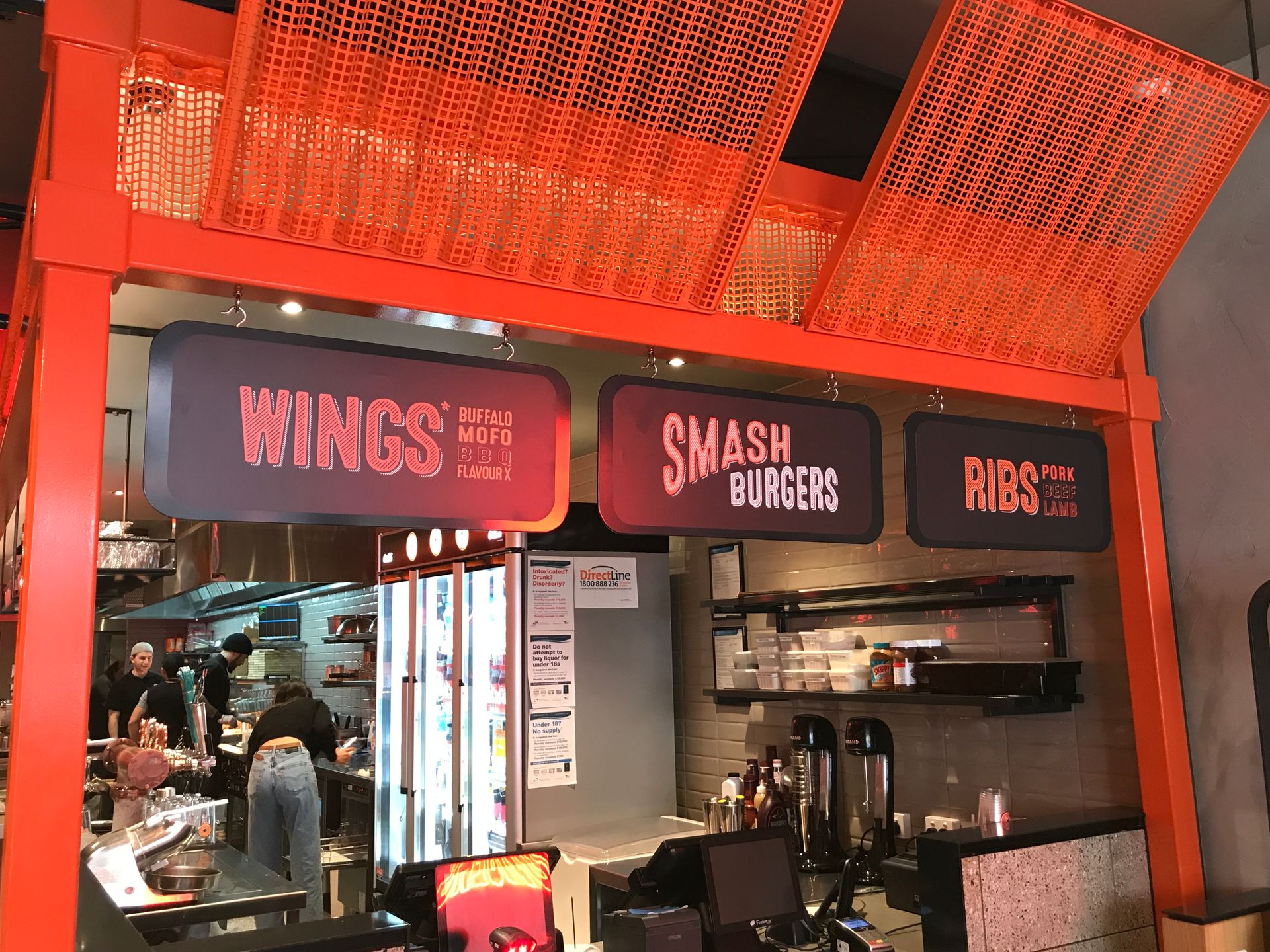Shopfront & Building Signage for RocoMamas, Windsor