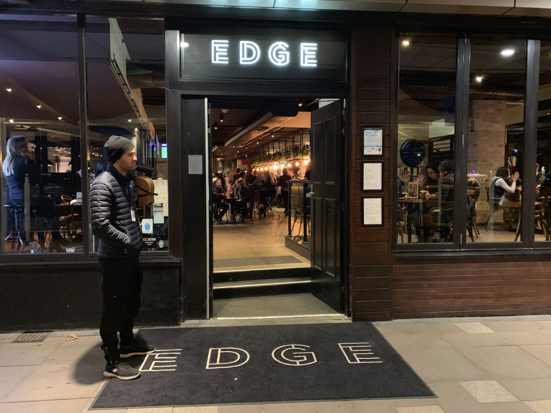 Illuminated Signage for Edge, Geelong
