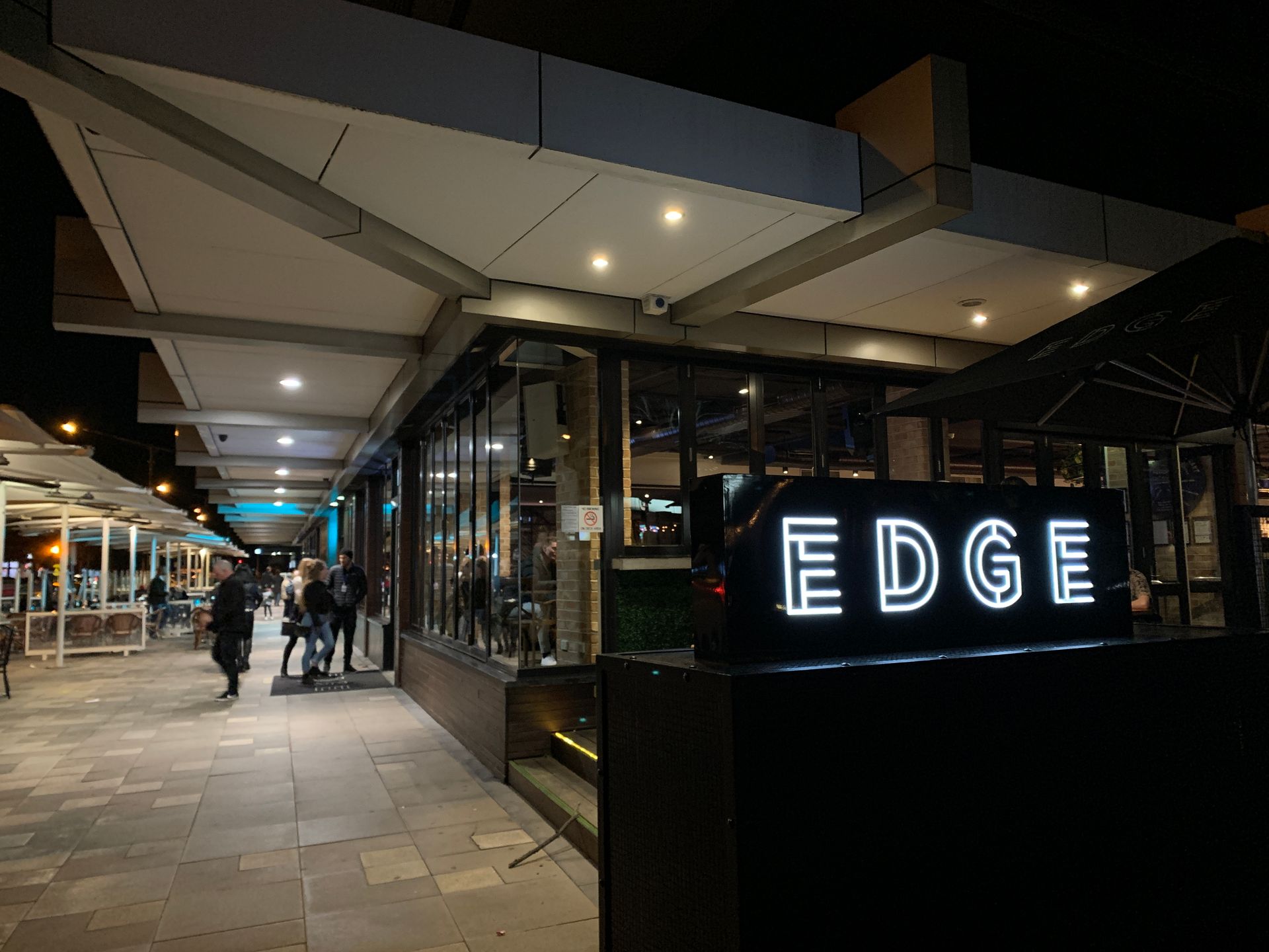 Illuminated Signage for Edge, Geelong