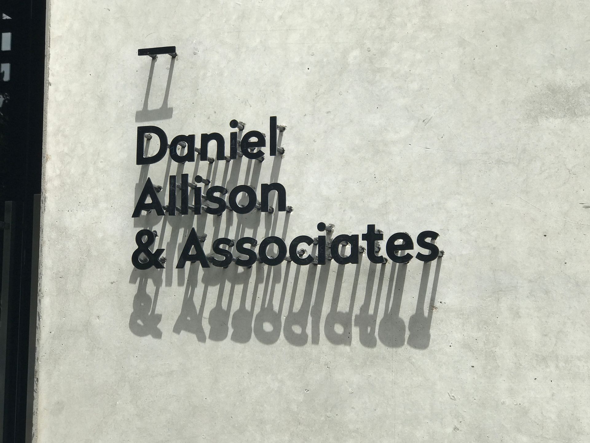 3D Signage for Daniel Allison & Associates, South Melbourne