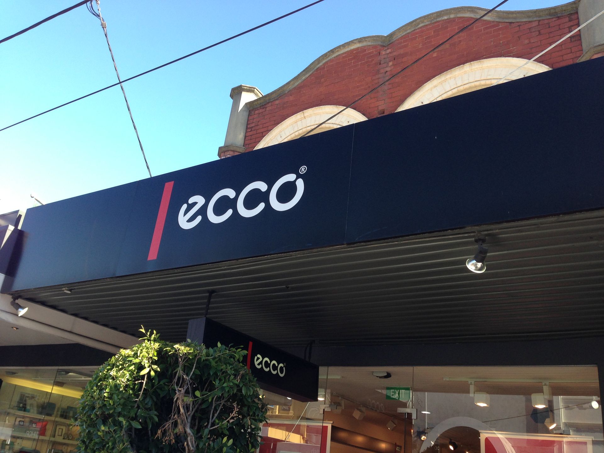 Shopfront & Building Signage for ECCO, Camberwell