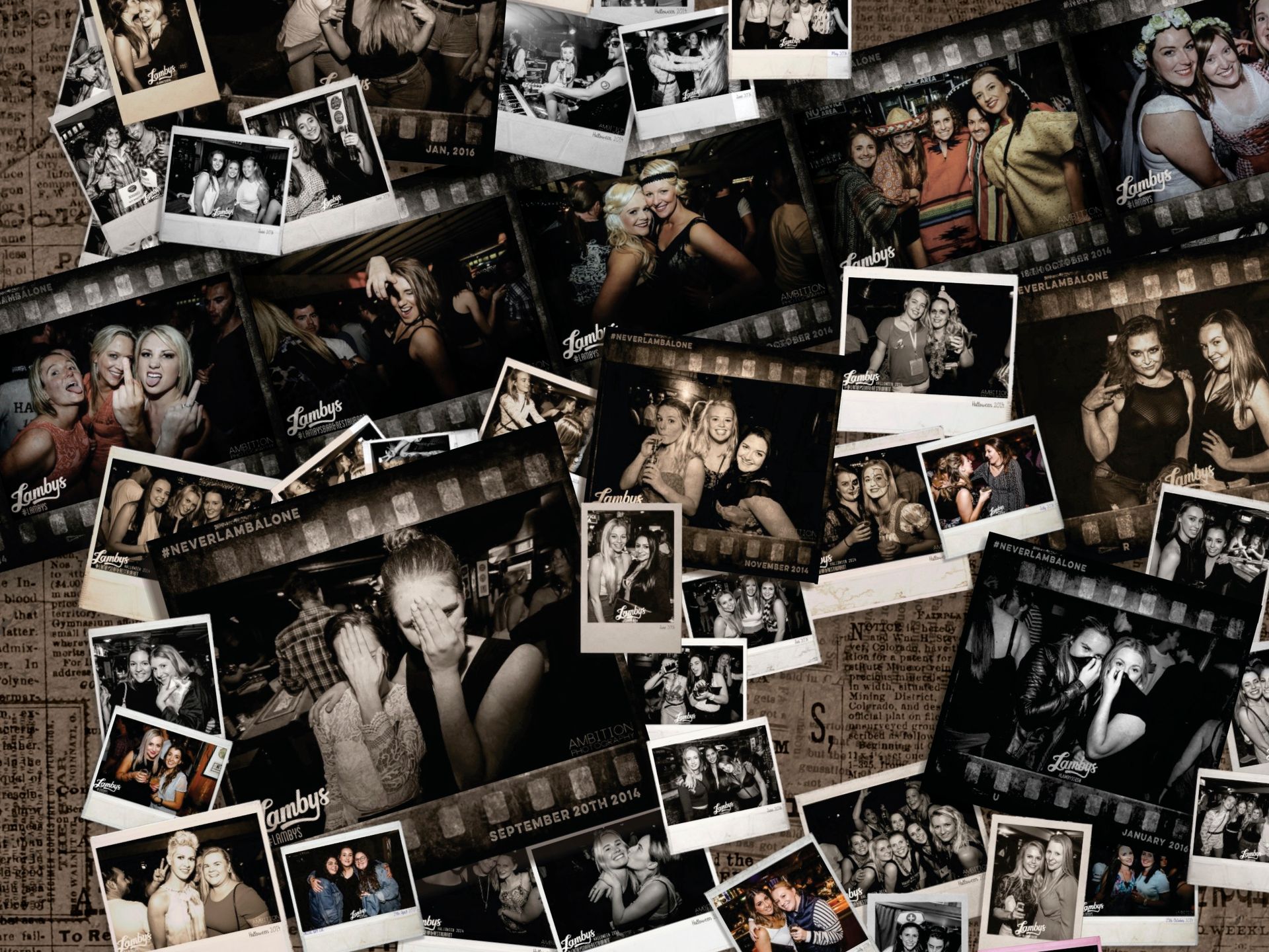 Graphic Design for Lambys Tavern, Geelong